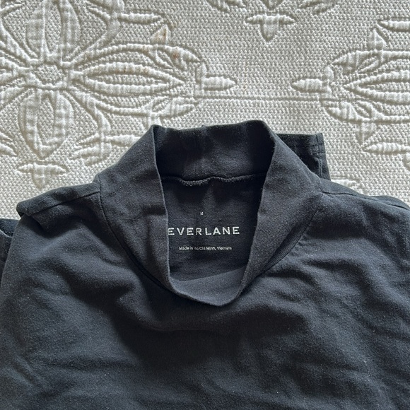 Everlane Black Mockneck Shirt - Picture 2 of 5
